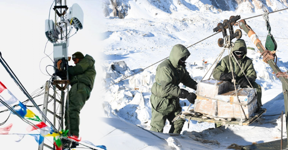 Indian Army Achieves Historic Feat with 5G Tower at Siachen Glacier