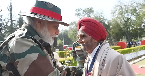 Indo-Pak War Hero Havaldar Baldev Singh Passes Away at 93 in J&K’s Rajouri