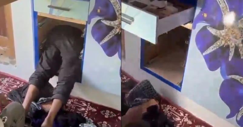 Terrorist Hide Out In Wardrobe Kulgam